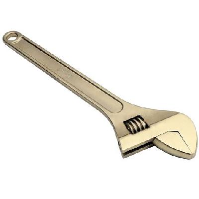 Sparkless Aluminium Bronze Non Sparking Adjustable Wrench, Size: 6"